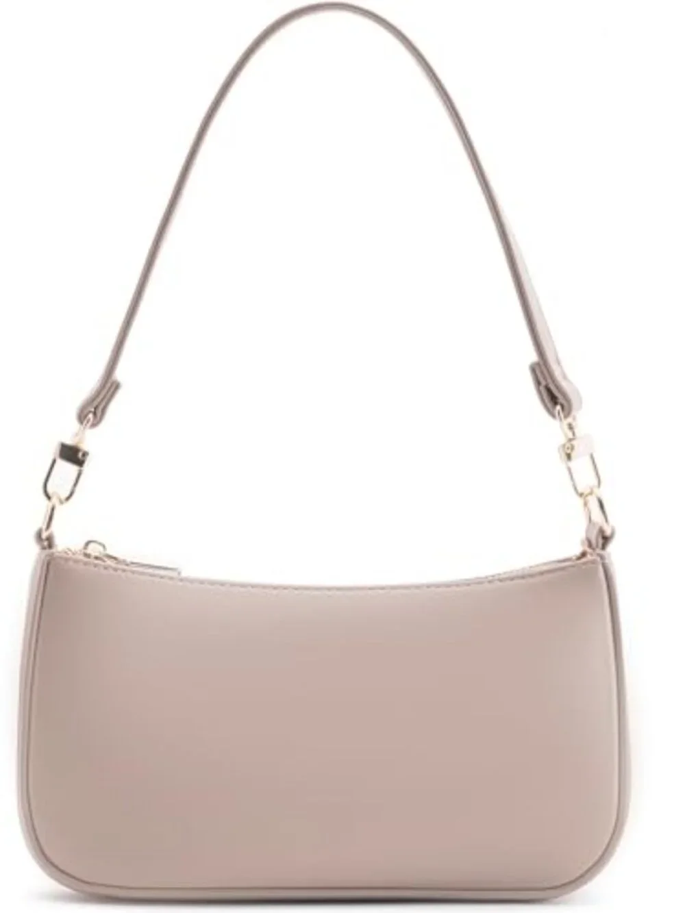Vegan Leather Hobo Shoulder Bag Crossbody Purse Zipper Closure